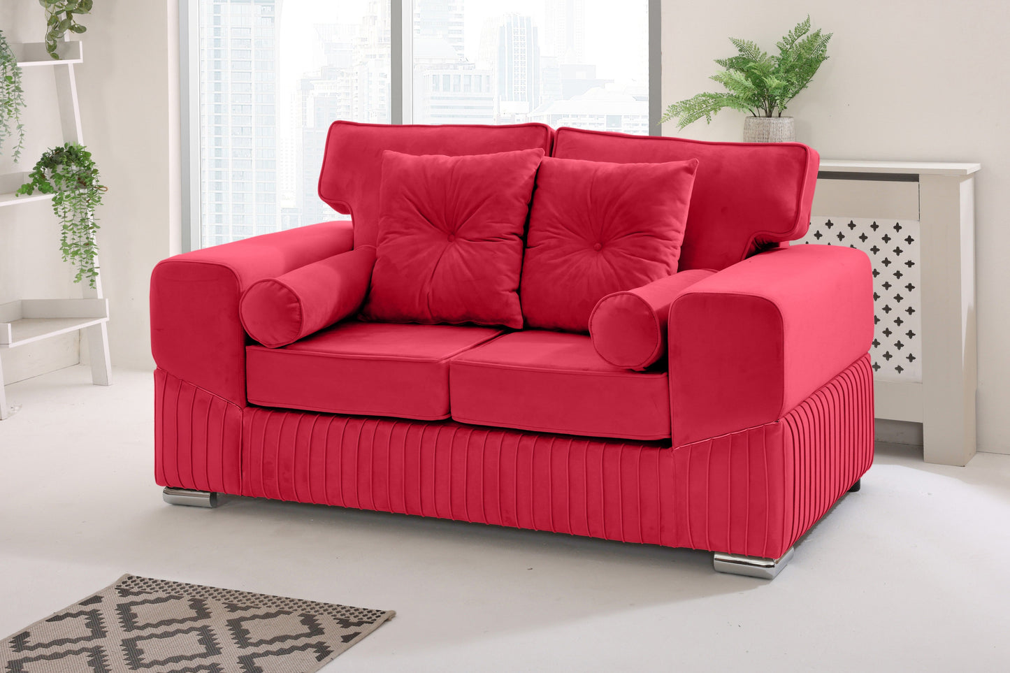 Vivaro 3+2 Fullback + Extra cushions - Plush Velvet