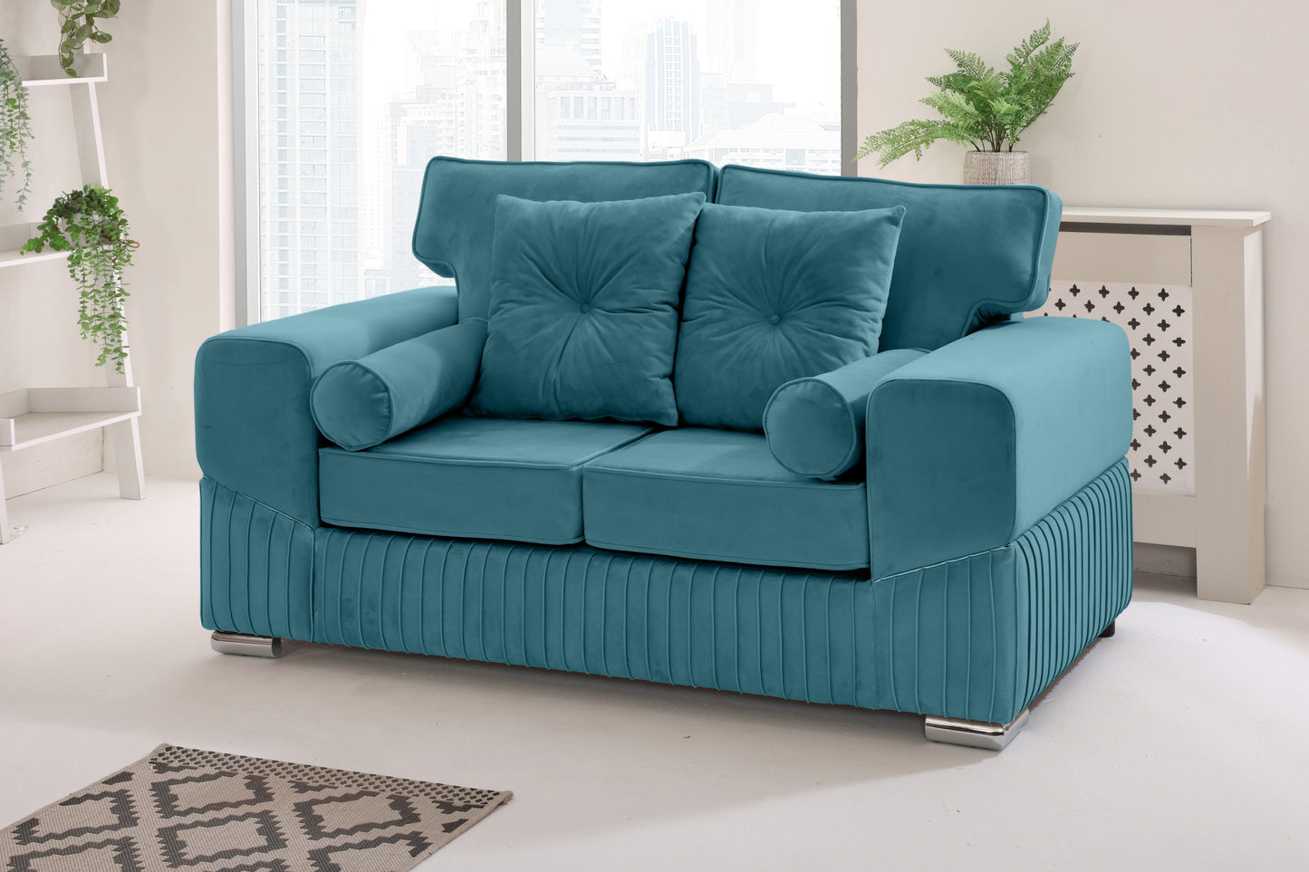Vivaro 3+2 Fullback + Extra cushions - Plush Velvet