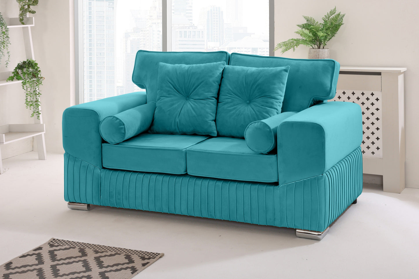 Vivaro 3+2 Fullback + Extra cushions - Plush Velvet