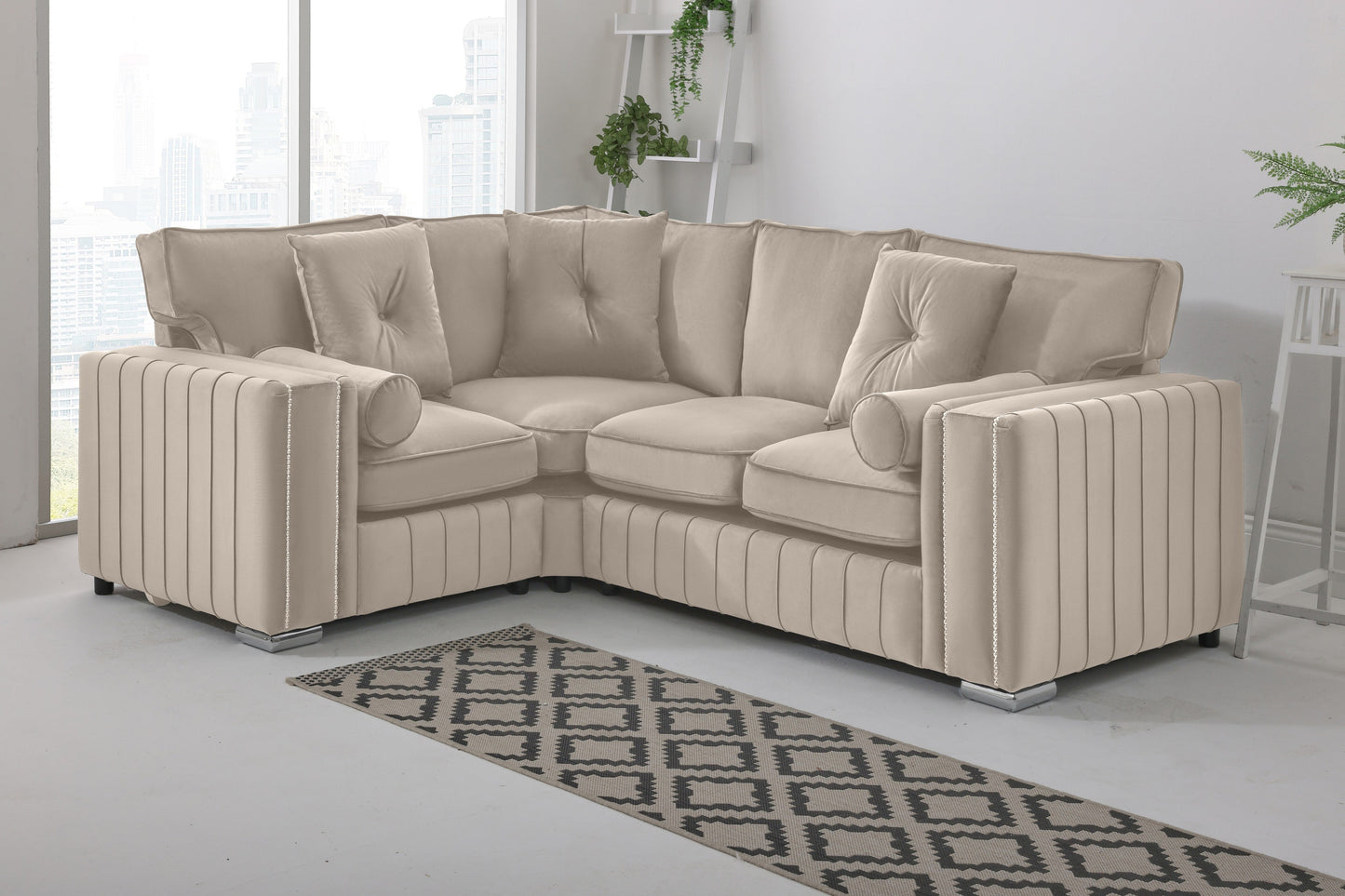 Elara Corner Fullback - 1c2 + Extra Cushions