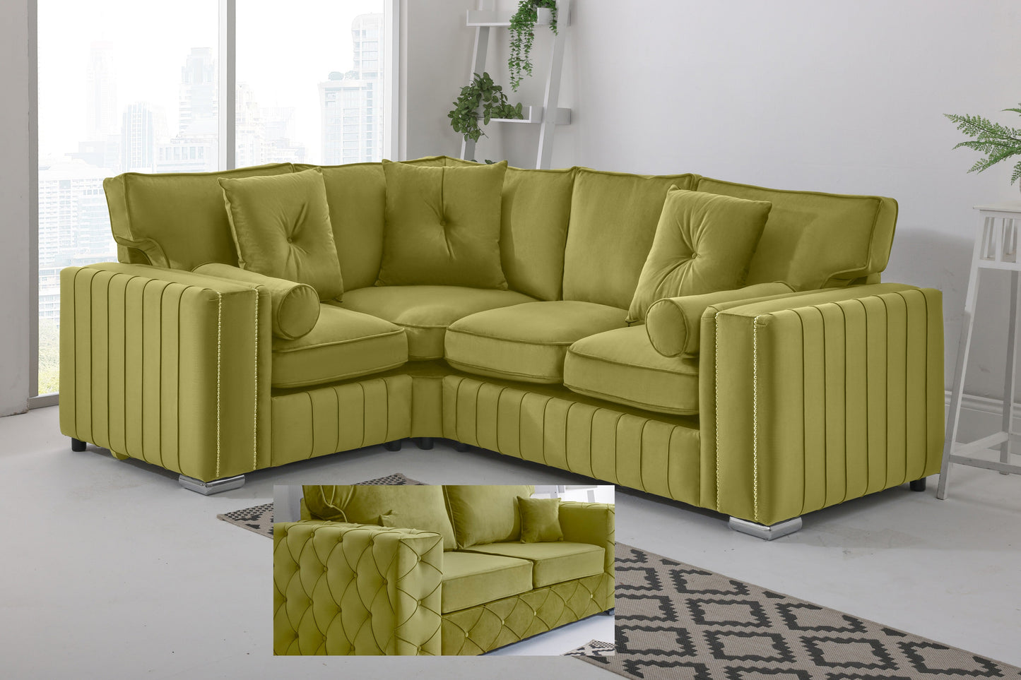 Elara Corner Fullback - 1c2 + Extra Cushions