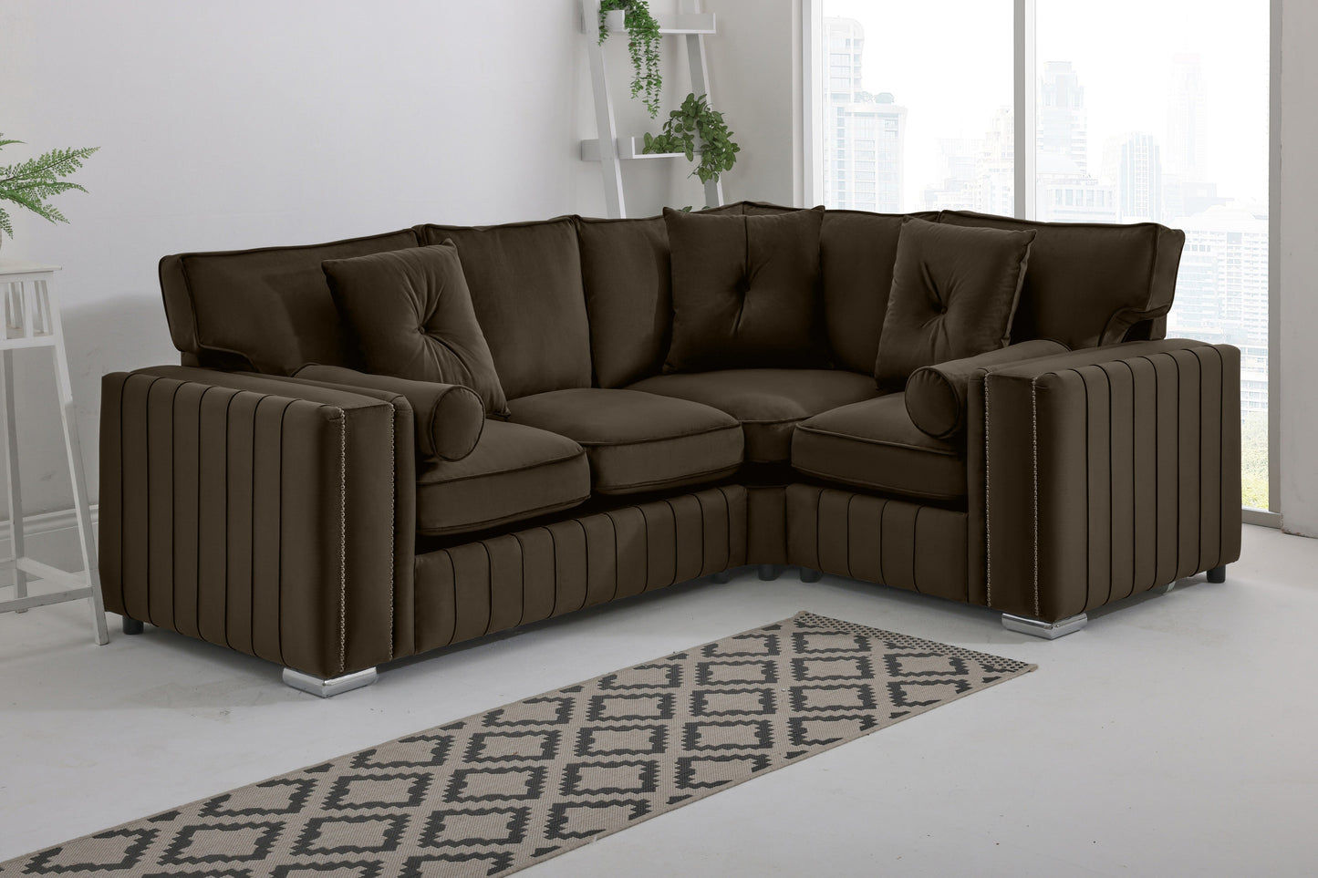 Elara Corner Fullback - 2c1 + Extra Cushions
