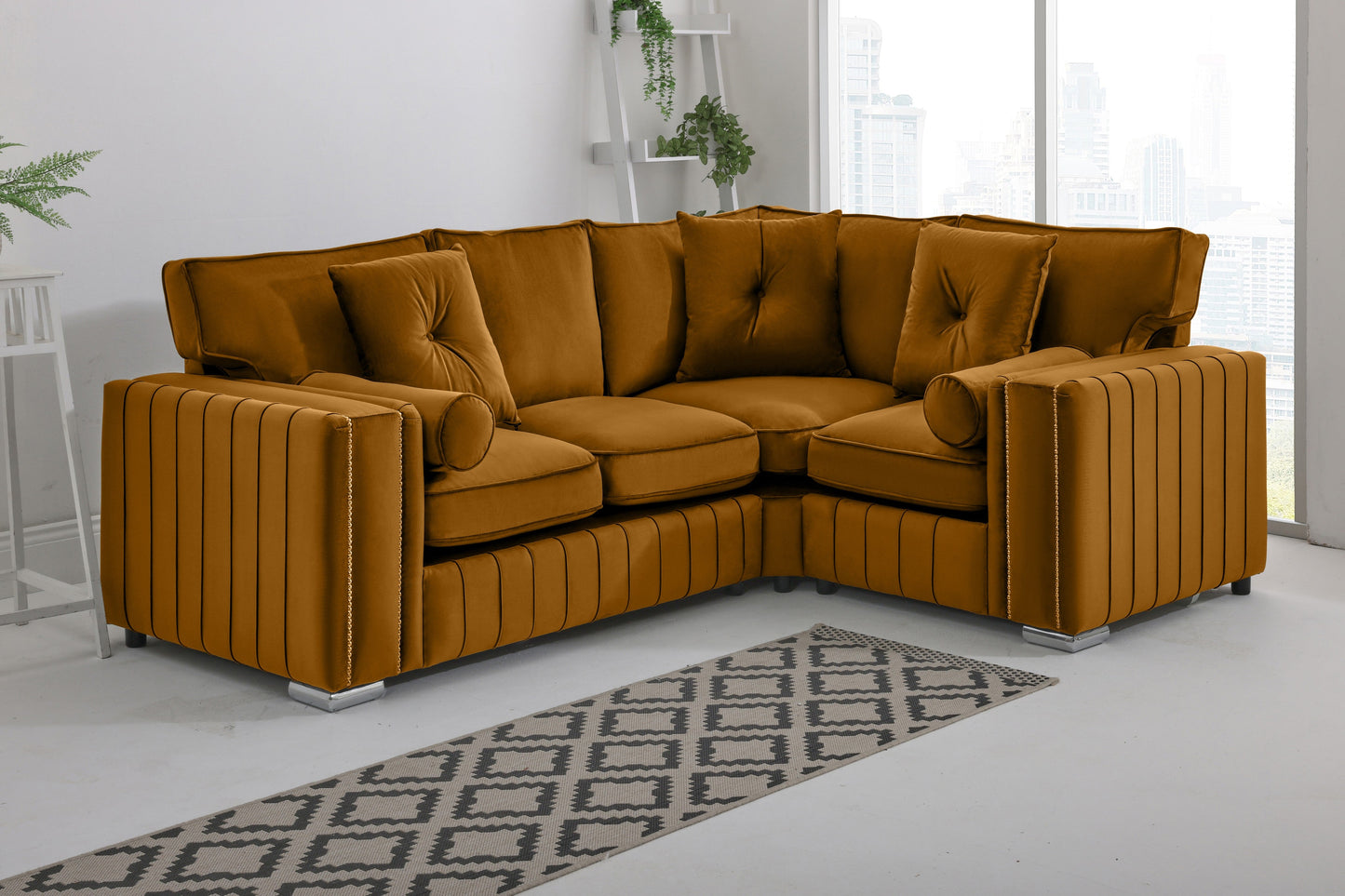 Elara Corner Fullback - 2c1 + Extra Cushions