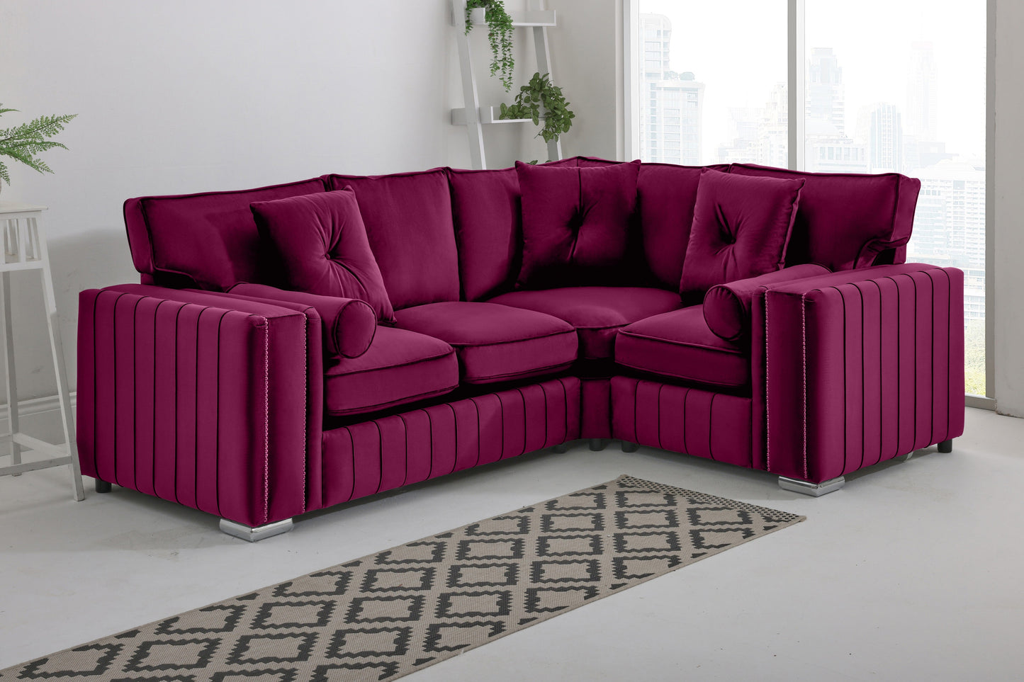 Elara Corner Fullback - 2c1 + Extra Cushions