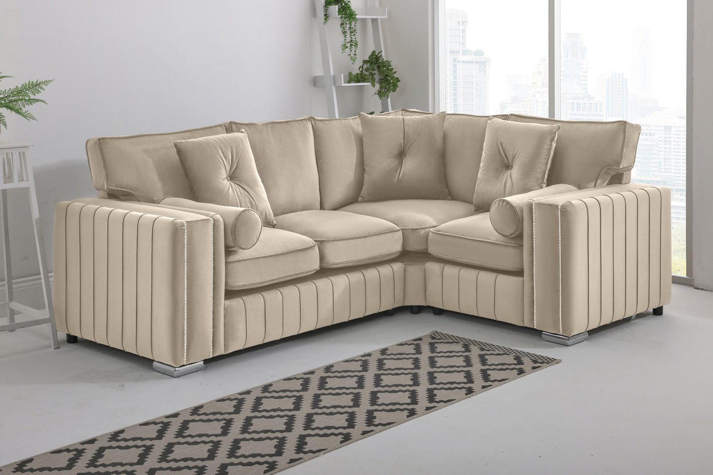 Elara Corner Fullback - 2c1 + Extra Cushions