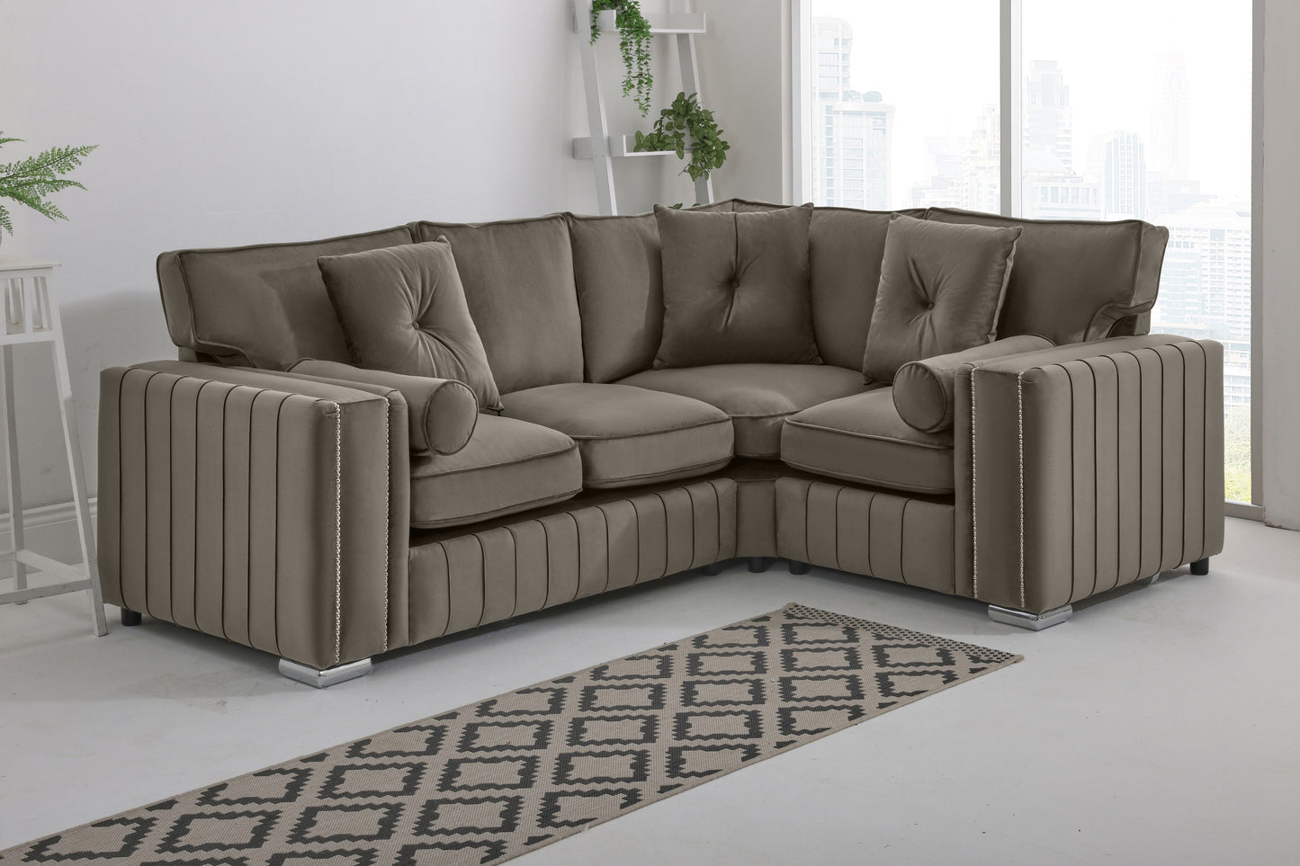 Elara Corner Fullback - 2c1 + Extra Cushions