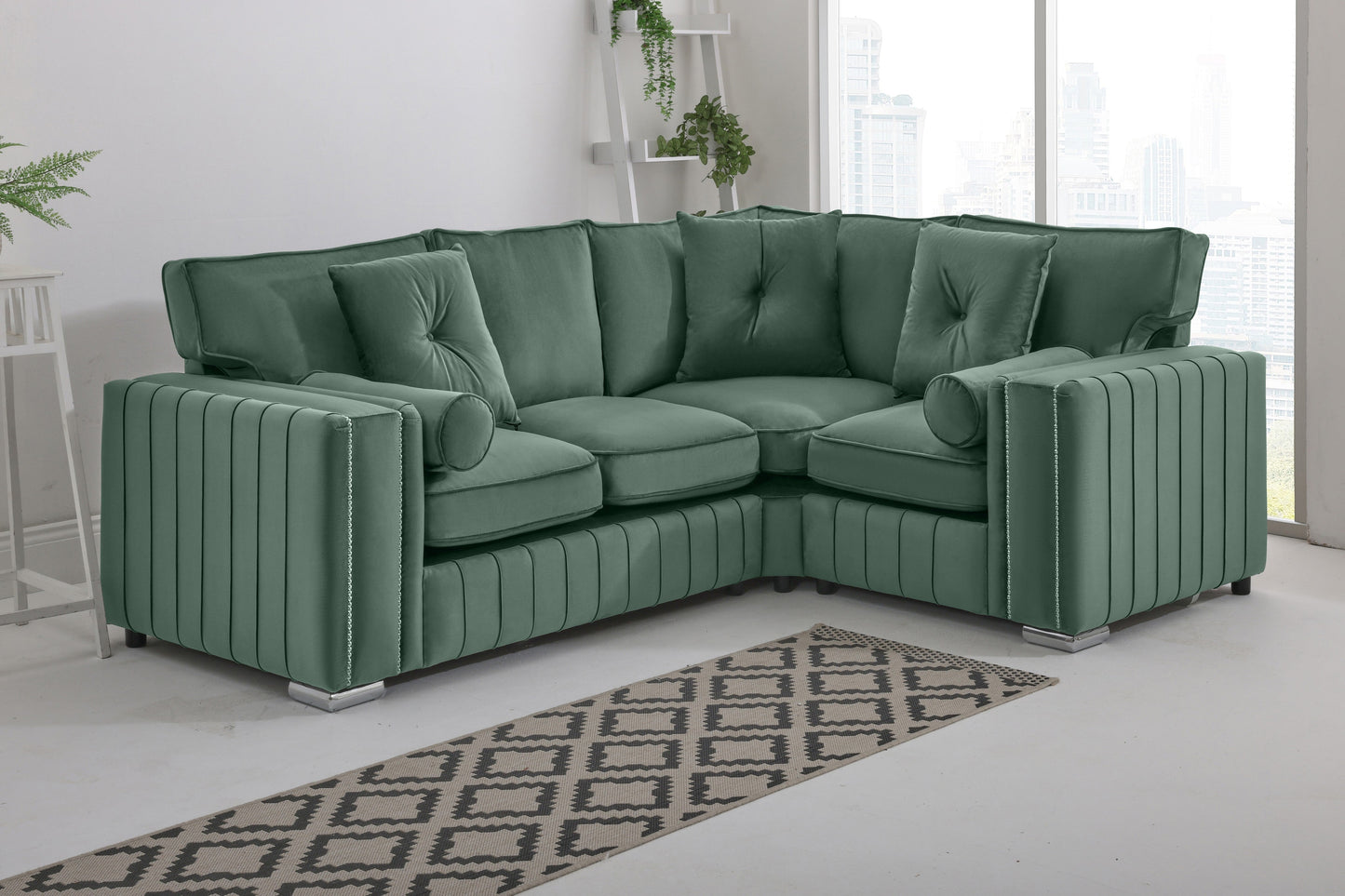 Elara Corner Fullback - 2c1 + Extra Cushions