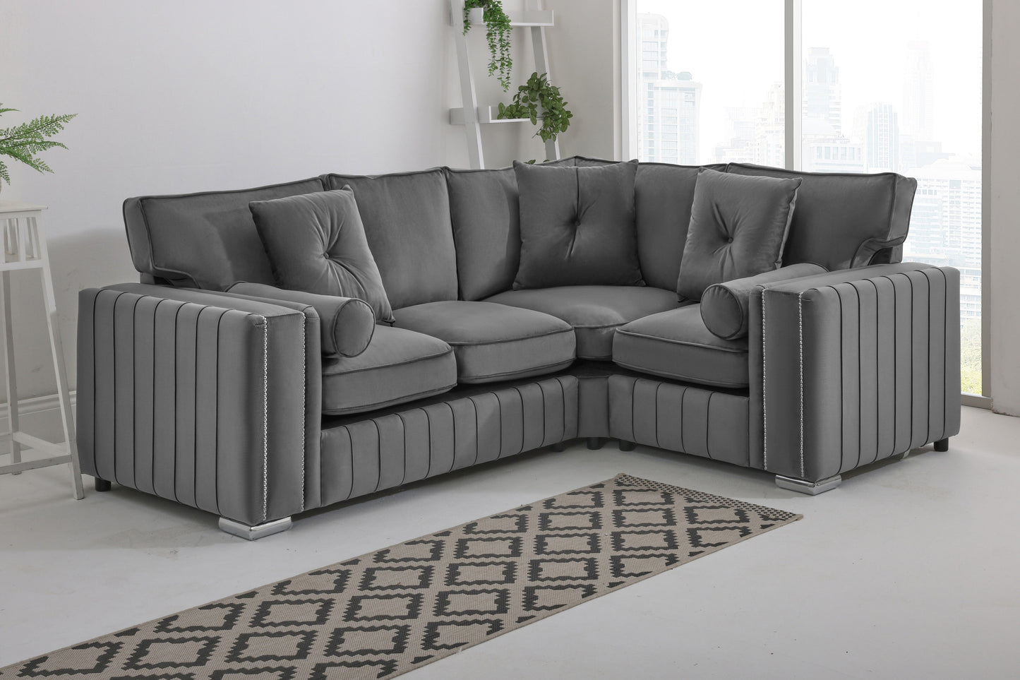 Elara Corner Fullback - 2c1 + Extra Cushions
