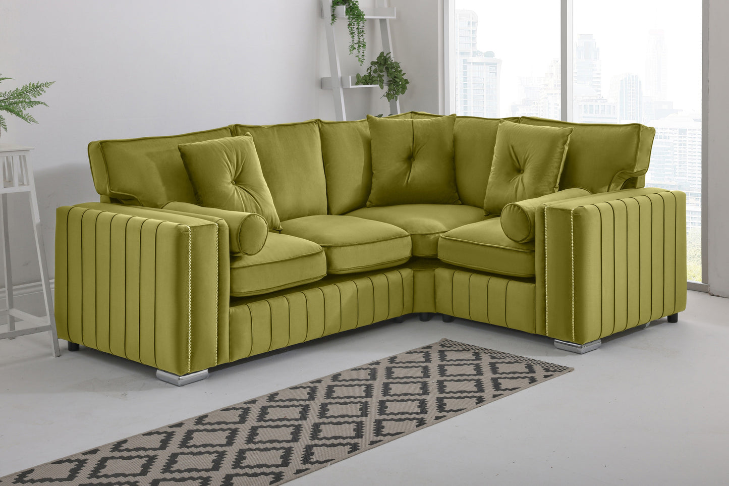 Elara Corner Fullback - 2c1 + Extra Cushions