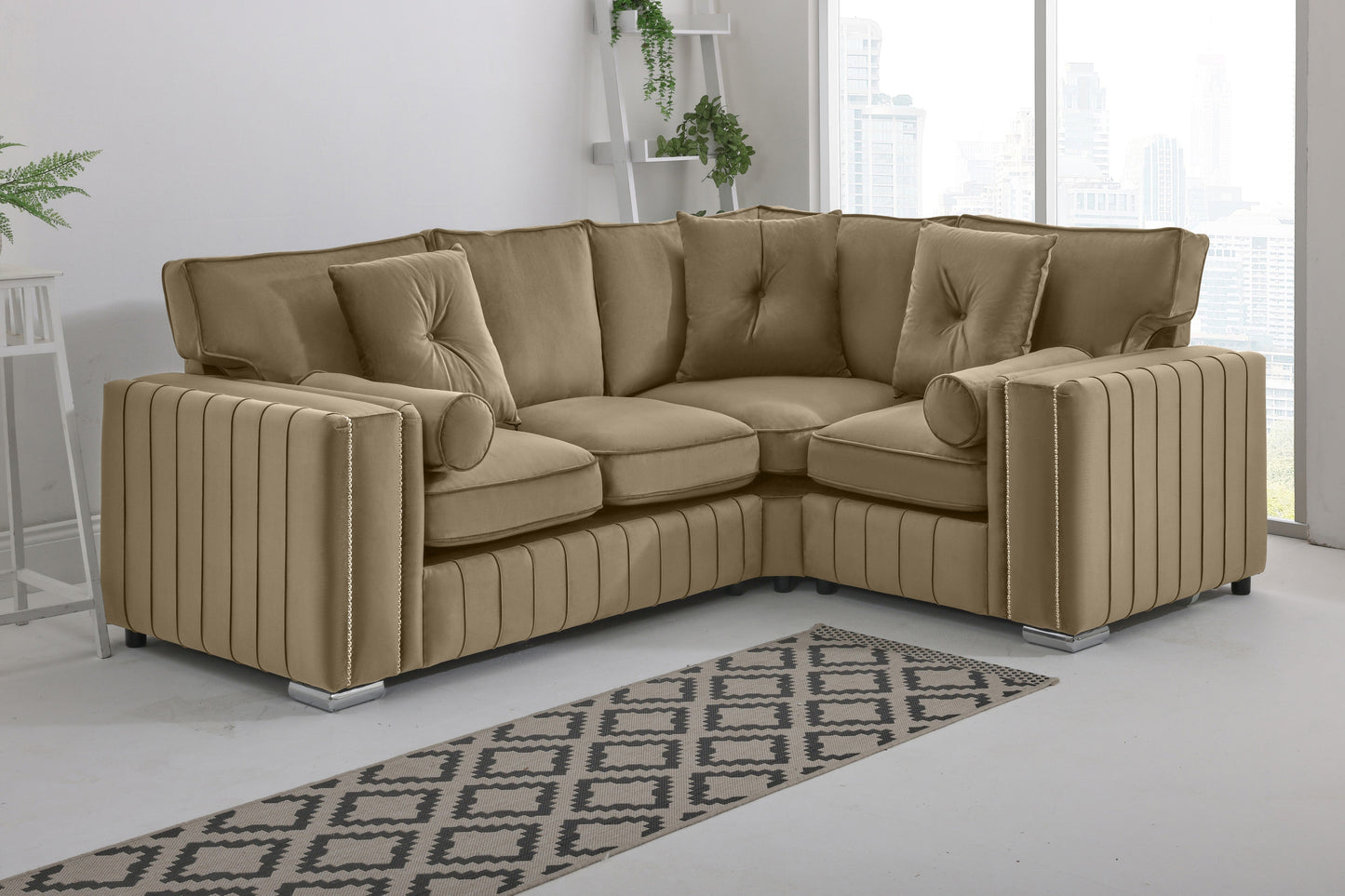 Elara Corner Fullback - 2c1 + Extra Cushions