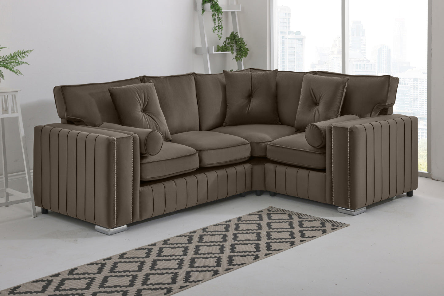 Elara Corner Fullback - 2c1 + Extra Cushions