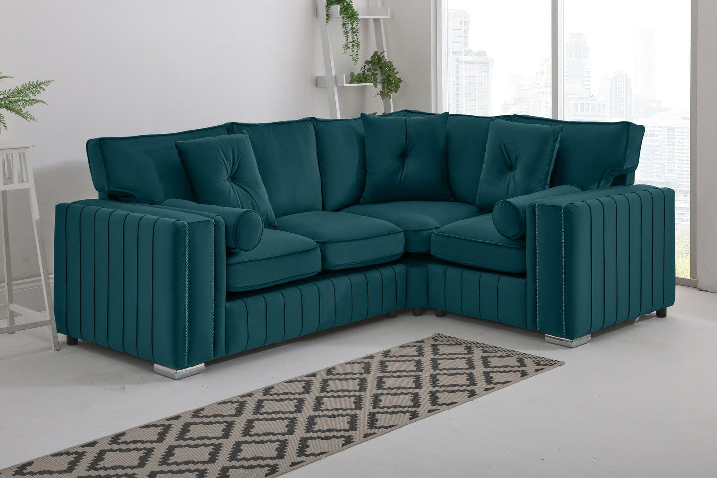 Elara Corner Fullback - 2c1 + Extra Cushions