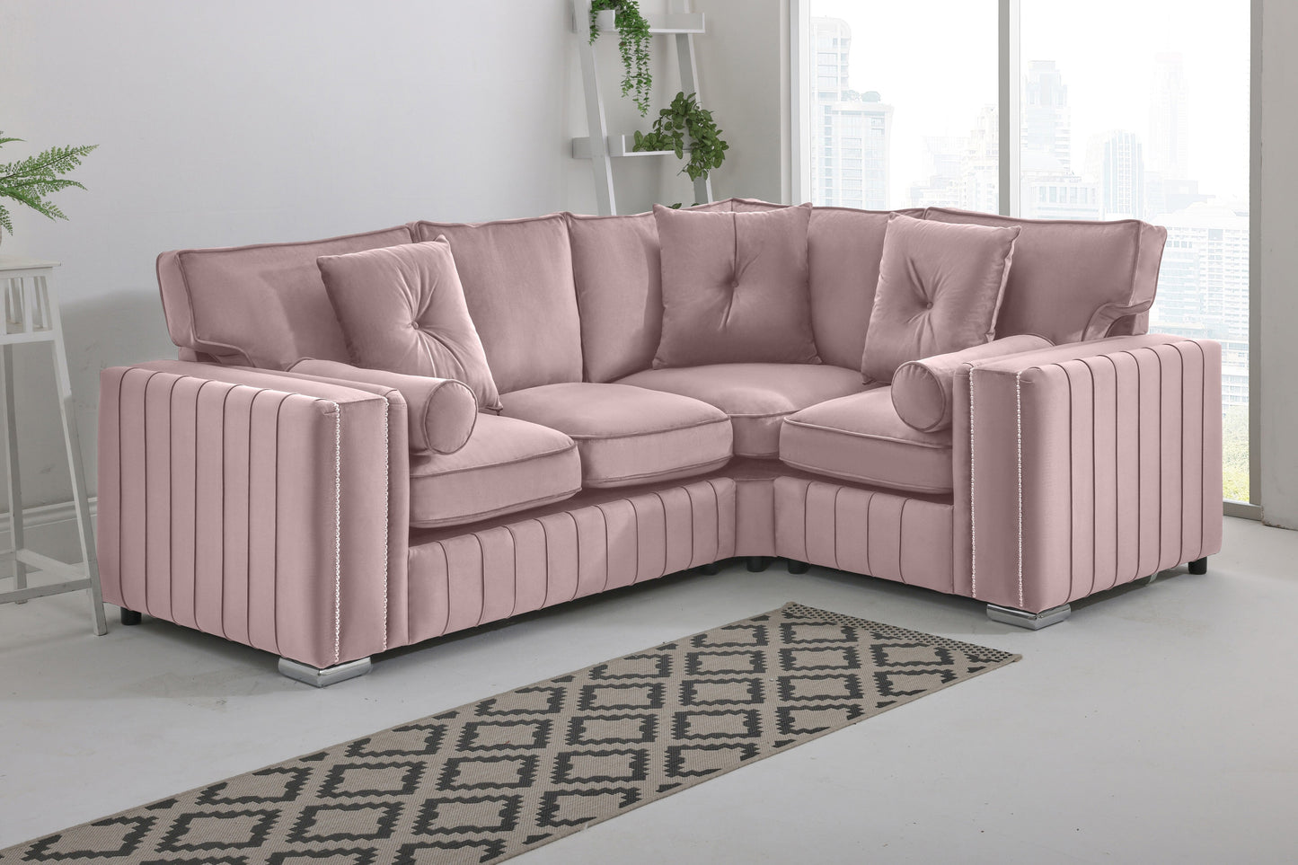 Elara Corner Fullback - 2c1 + Extra Cushions