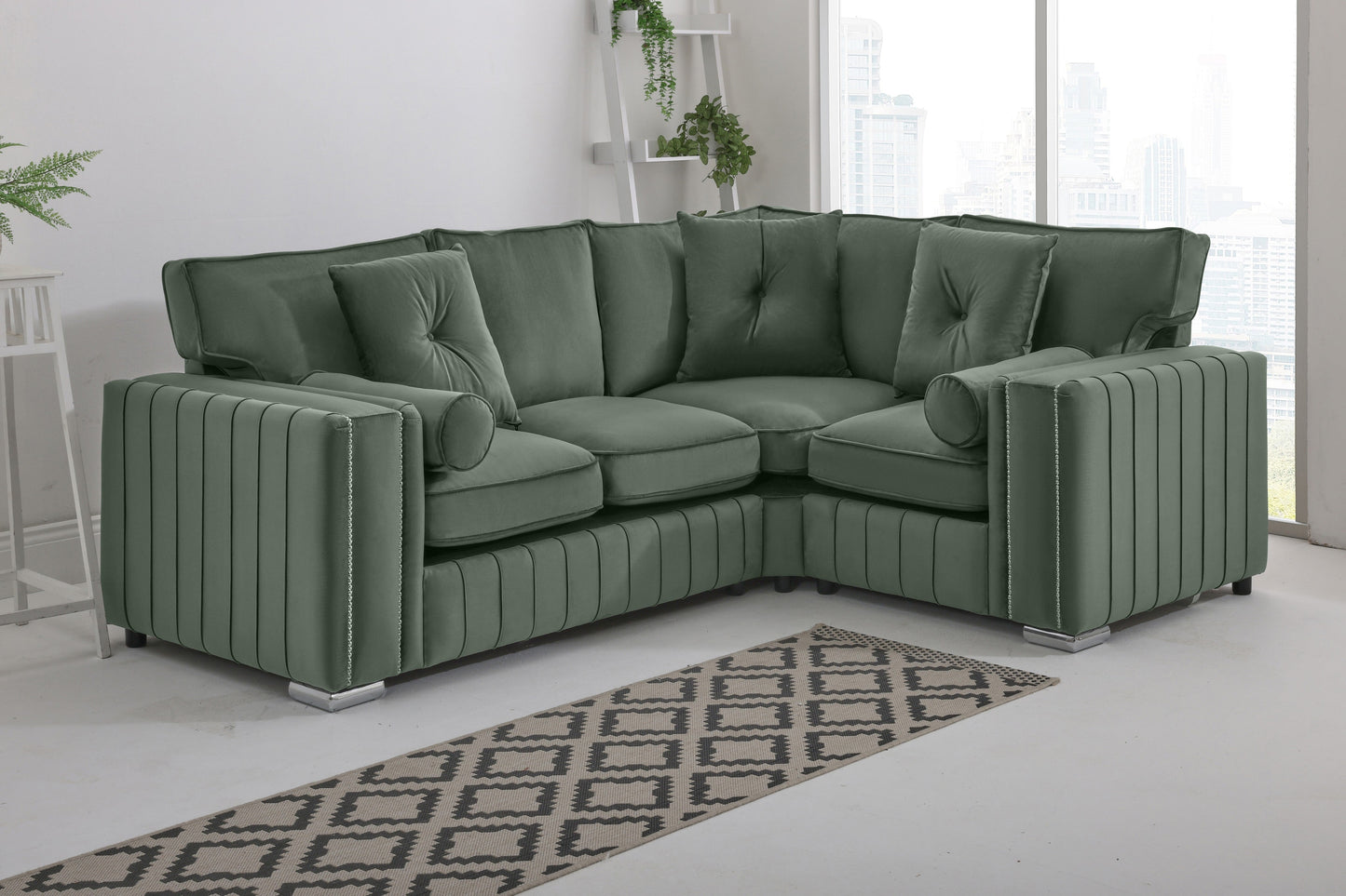 Elara Corner Fullback - 2c1 + Extra Cushions