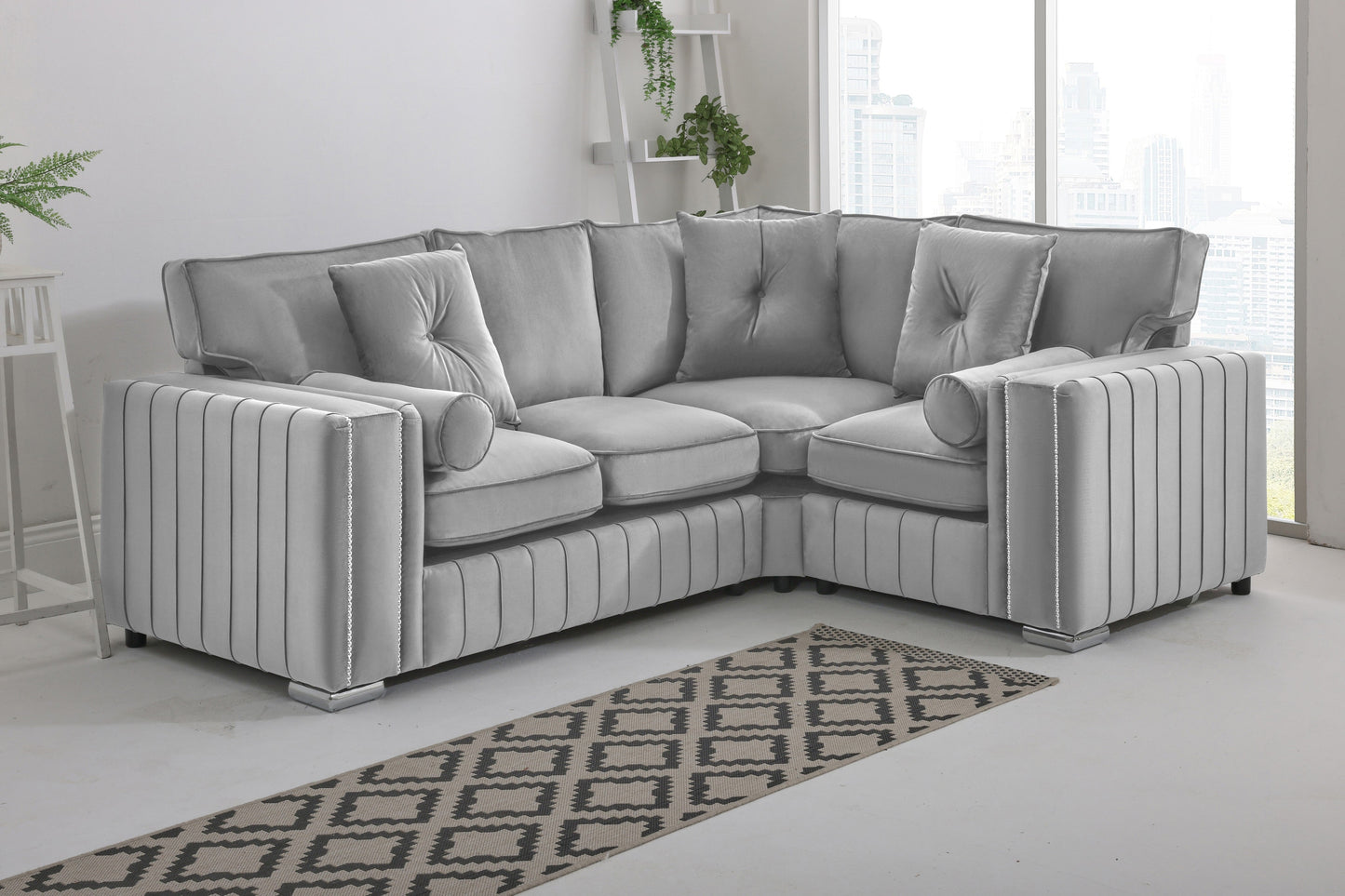 Elara Corner Fullback - 2c1 + Extra Cushions