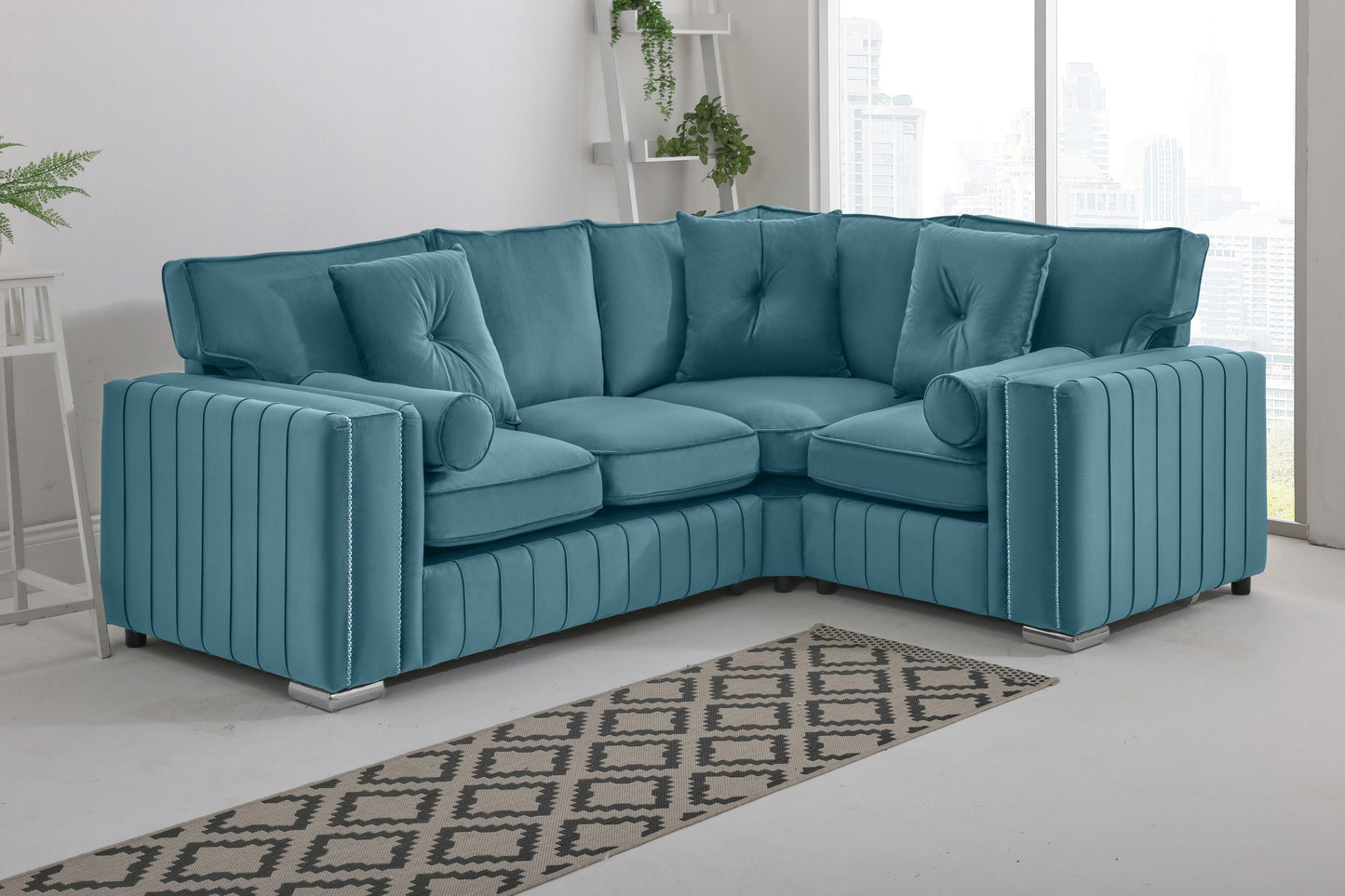 Elara Corner Fullback - 2c1 + Extra Cushions