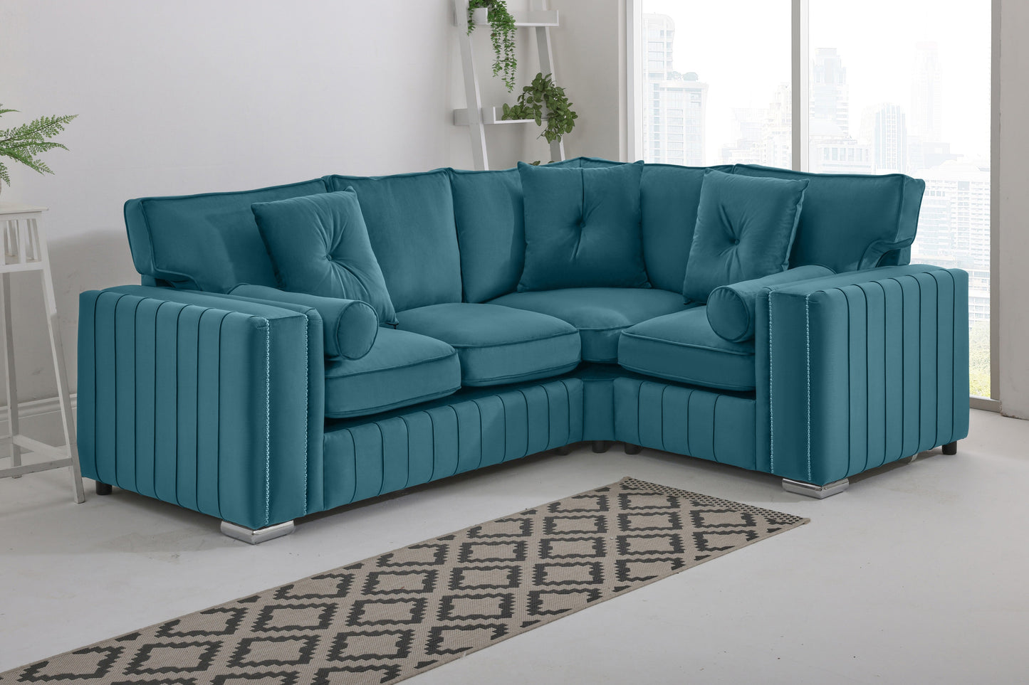 Elara Corner Fullback - 2c1 + Extra Cushions