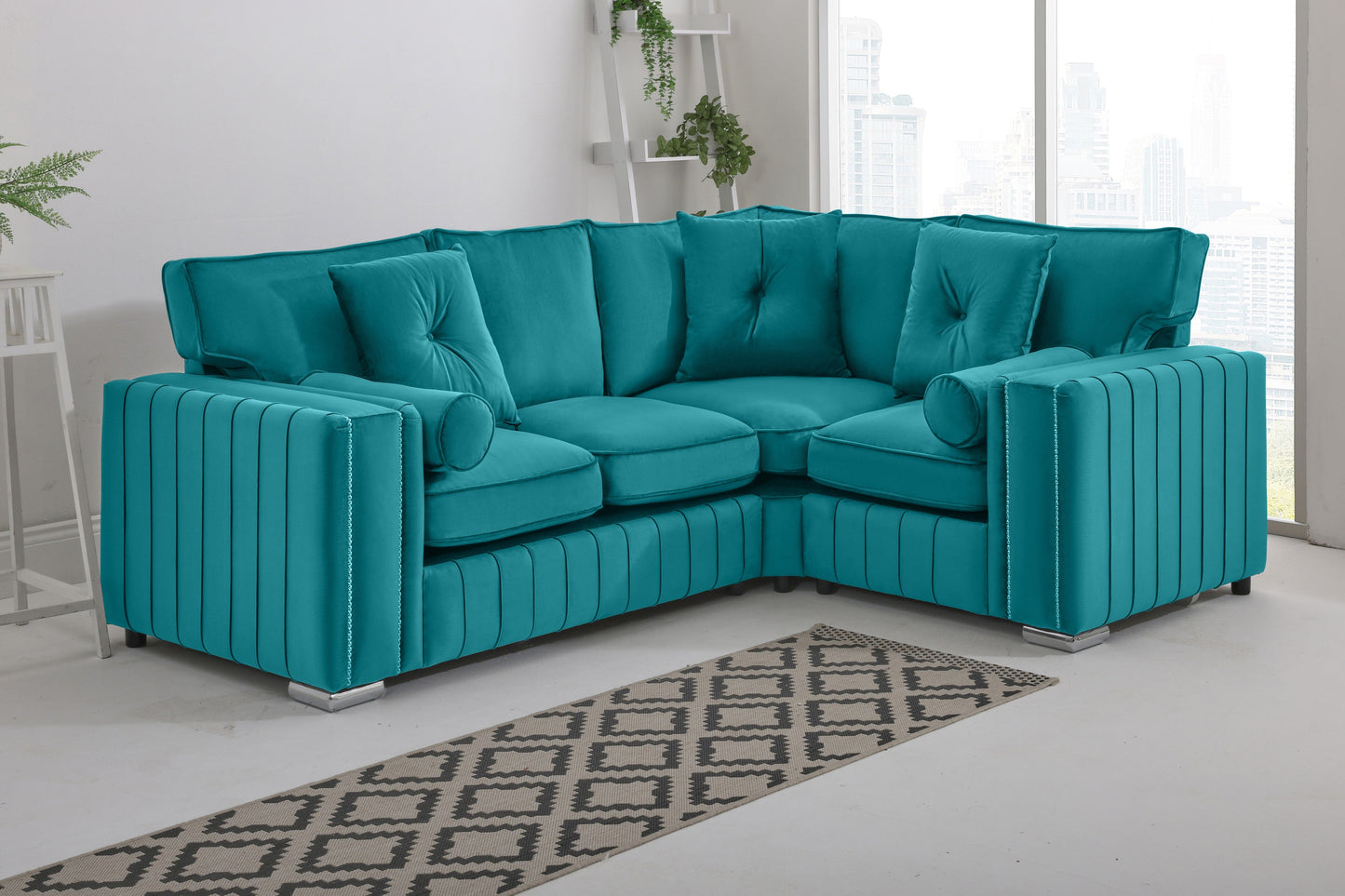 Elara Corner Fullback - 2c1 + Extra Cushions
