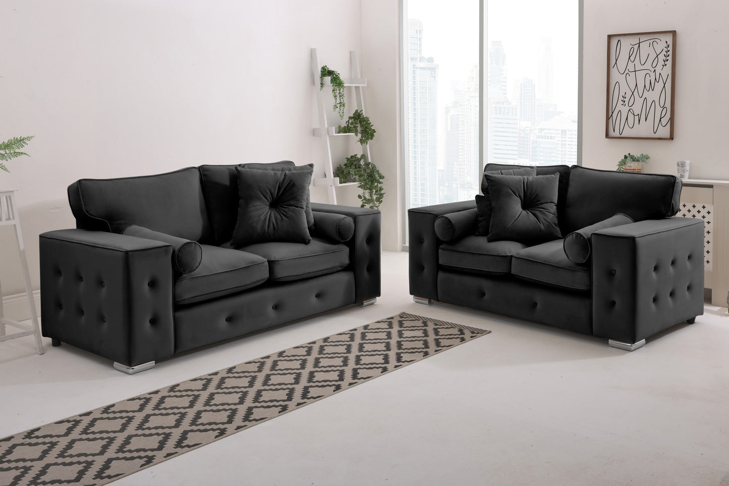 Belmont3+2 Fullback - Buttoned Cushion