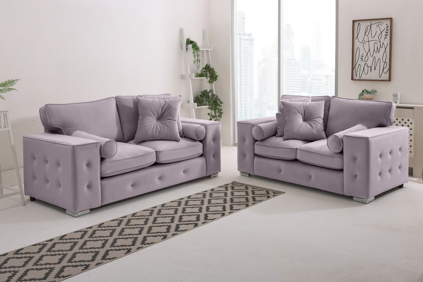 Belmont3+2 Fullback - Buttoned Cushion