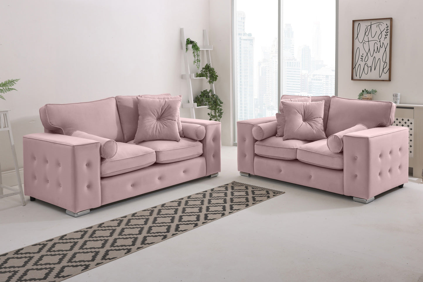 Belmont3+2 Fullback - Buttoned Cushion