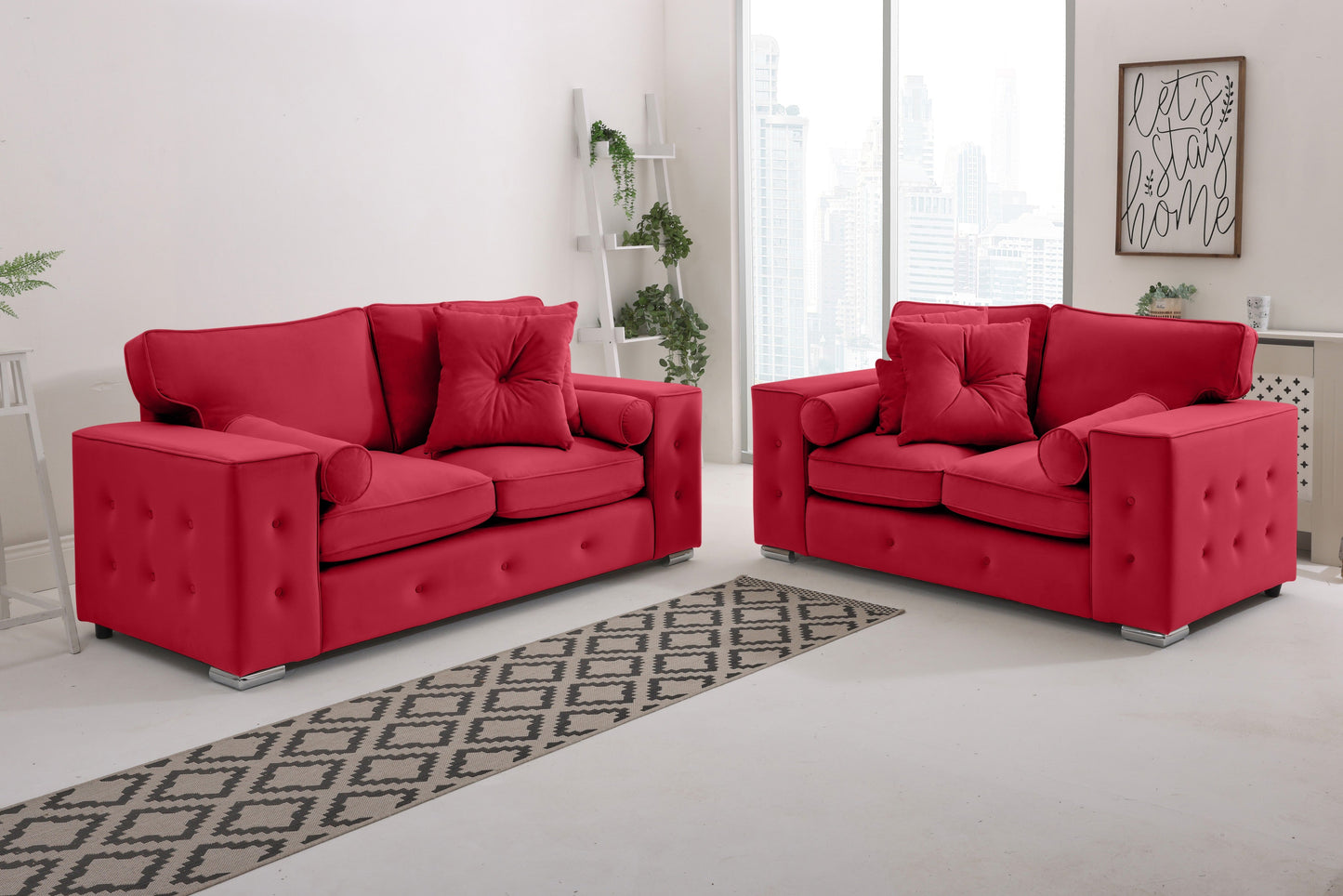 Belmont3+2 Fullback - Buttoned Cushion
