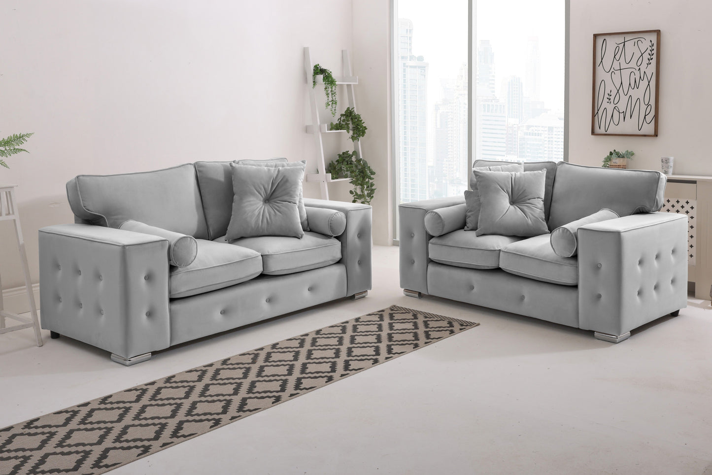 Belmont3+2 Fullback - Buttoned Cushion