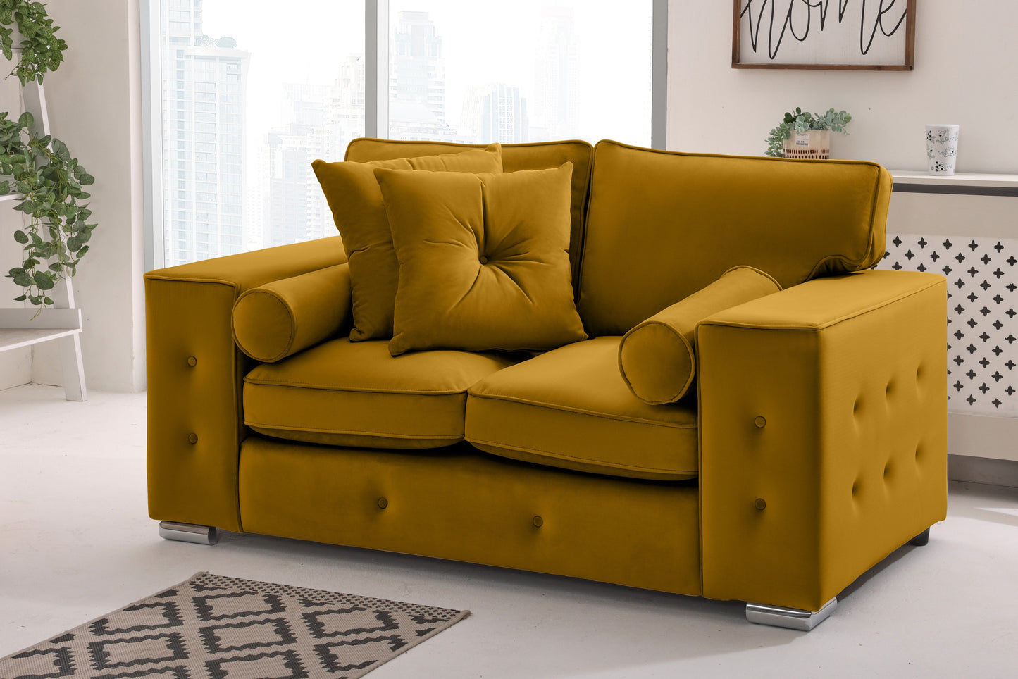 Belmont3+2 Fullback - Buttoned Cushion