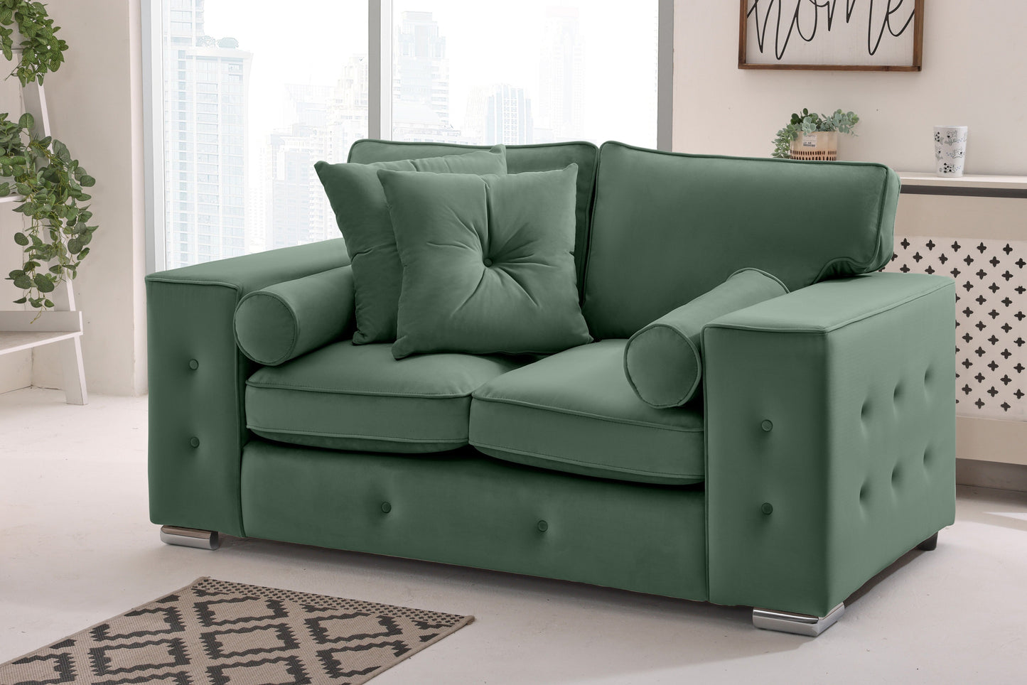 Belmont3+2 Fullback - Buttoned Cushion