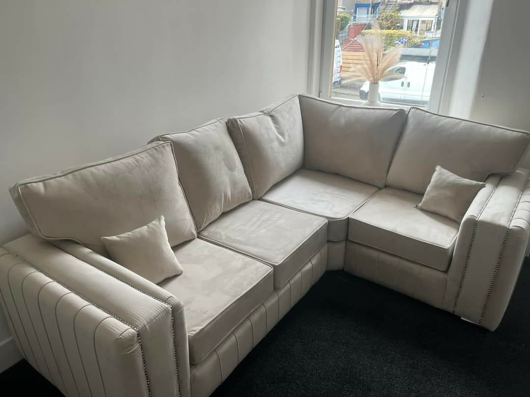 Layla 4 Seater - 2c1 - Cream Fullback - Sofa Scape UK