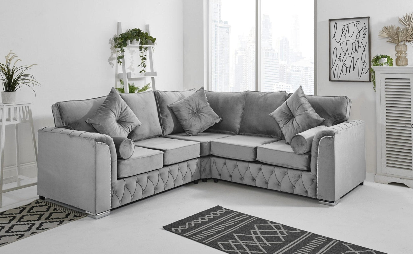 Malibu Corner Fullback - 2c2 + Extra Cushions - Sofa Scape UK