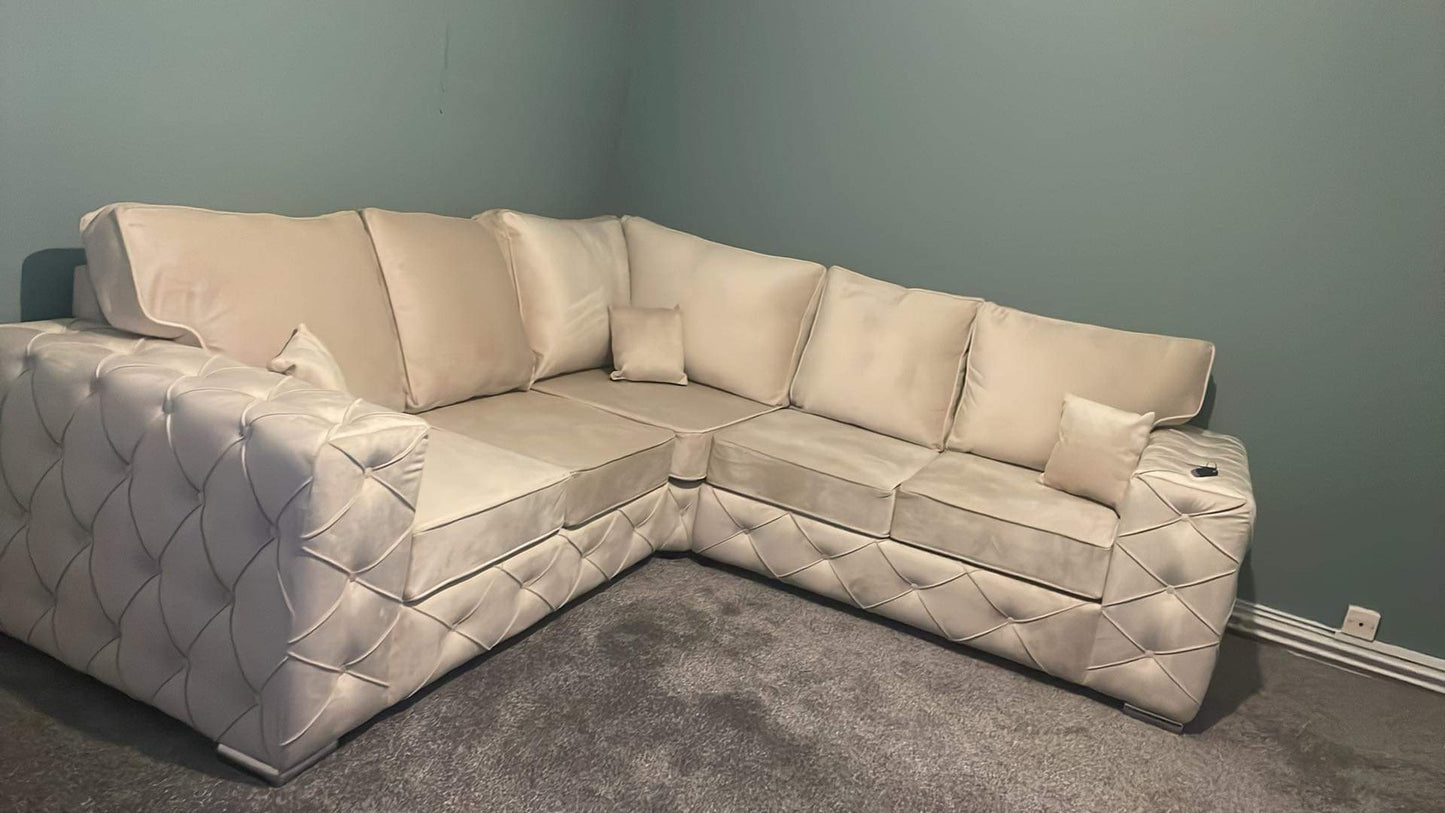 Milton Corner - Cream Fullback - Sofa Scape UK