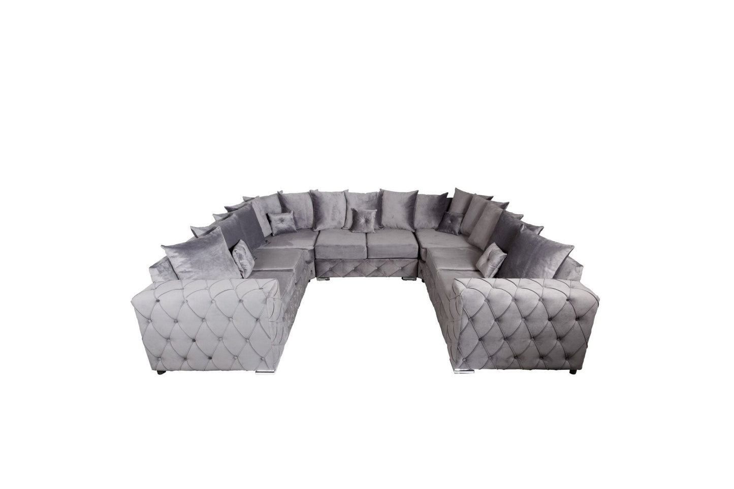 Milton U Shape - Plush Velvet - Sofa Scape UK