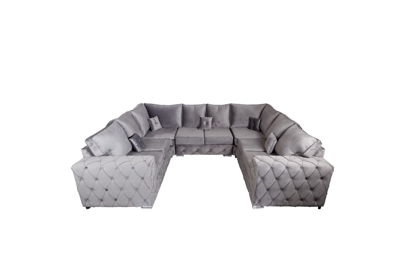 Milton U Shape - Plush Velvet - Sofa Scape UK