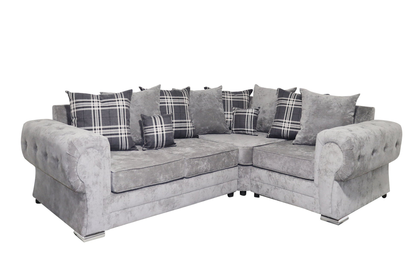 Verona 4 Seater - Left Hand - Chenille - Sofa Scape UK