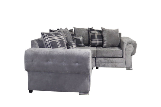 Verona 4 Seater - Left Hand - Chenille - Sofa Scape UK