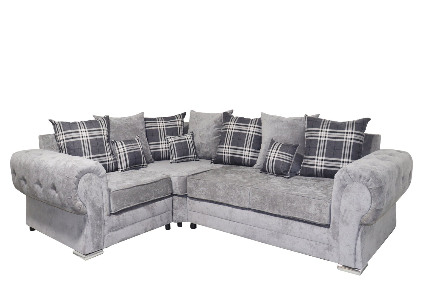 Verona 4 Seater - Right Hand - Chenille - Sofa Scape UK