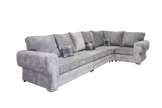 Verona 6 Seater - Left Hand - Chenille - Sofa Scape UK