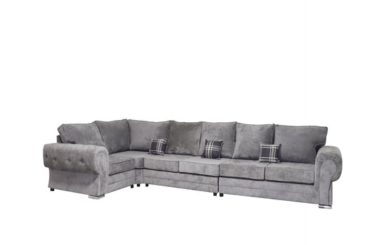 Verona 6 Seater - Right Hand - Chenille - Sofa Scape UK