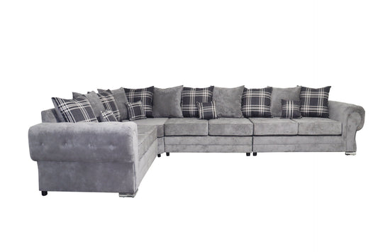 Verona 7 Seater - Right Hand - Chenille - Sofa Scape UK
