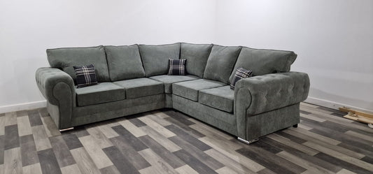 Verona Corner - Granite Fullback - Sofa Scape UK