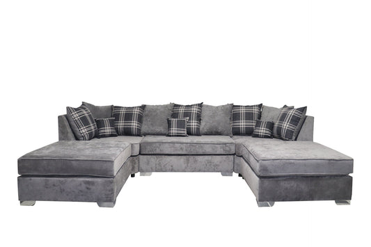 Verona Lux U Shape - Chenille - Sofa Scape UK