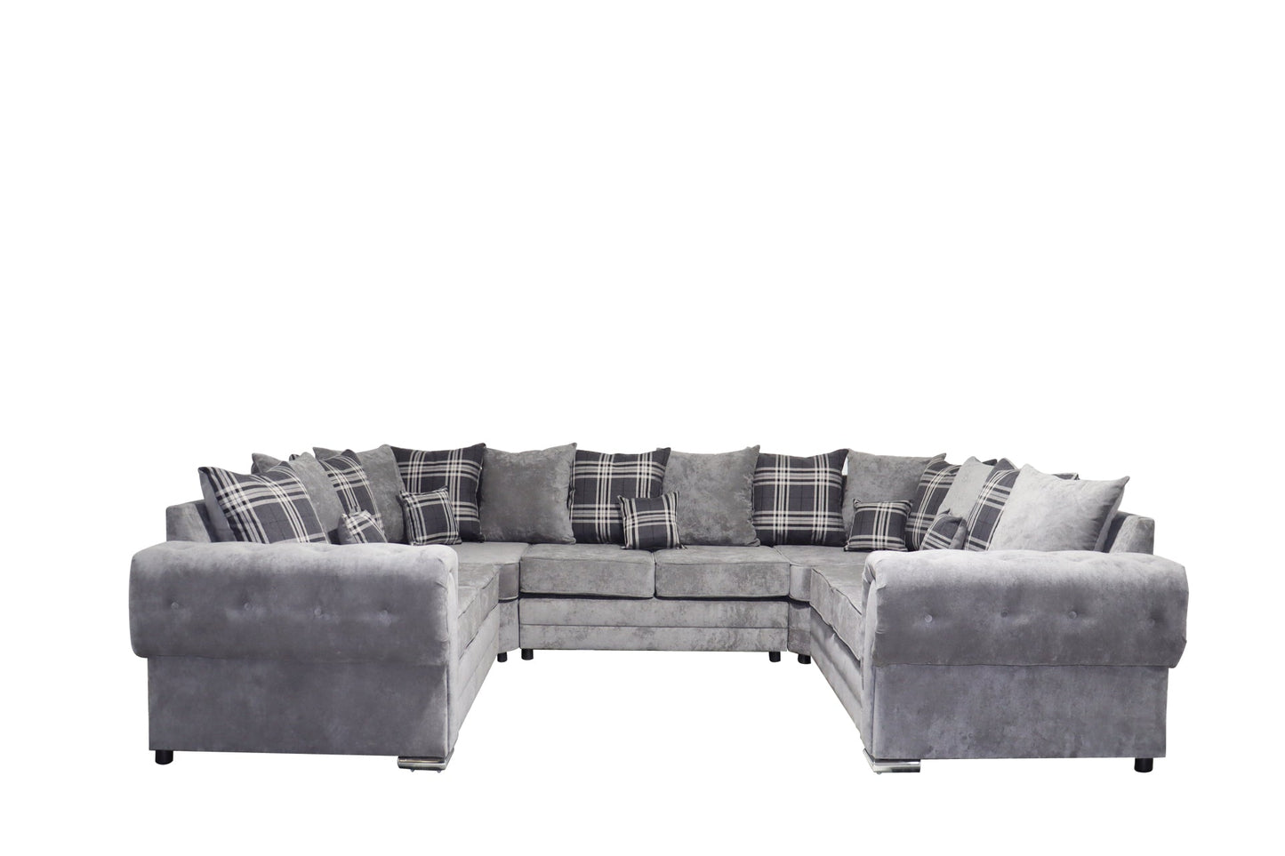 Verona U Shape 8 Seater - Chenille - Sofa Scape UK