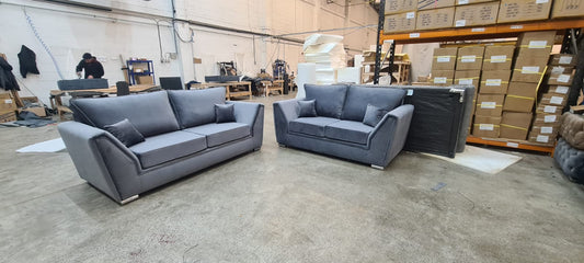 3+2 Mayfair - Grey - Sofa Scape UK