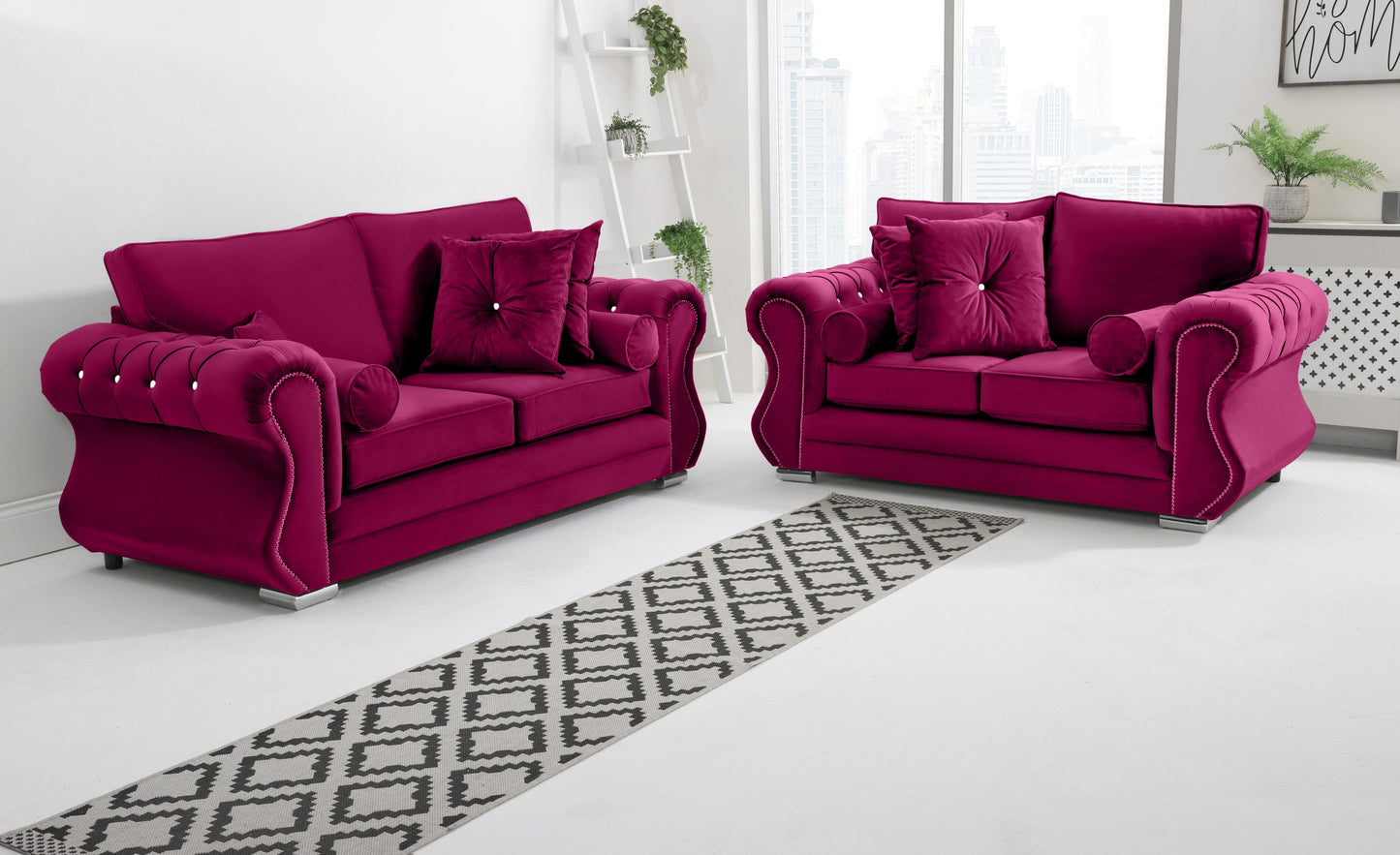 Strada 3+2 Fullback + Diamonds + Extra Cushions