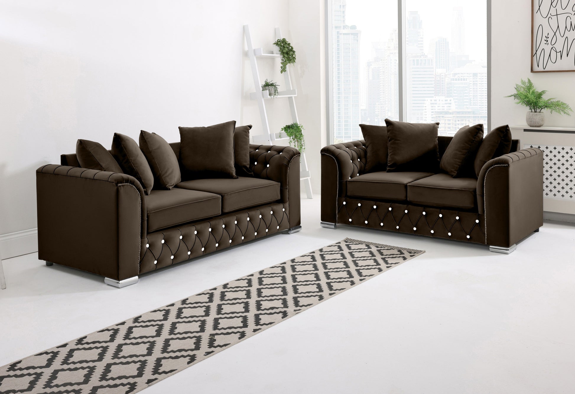 Santoro 3+2 Scatterback + Diamonds - Sofa Scape UK
