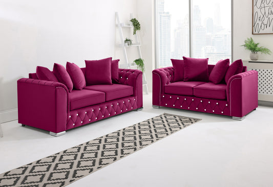 Santoro 3+2 Scatterback + Diamonds - Sofa Scape UK