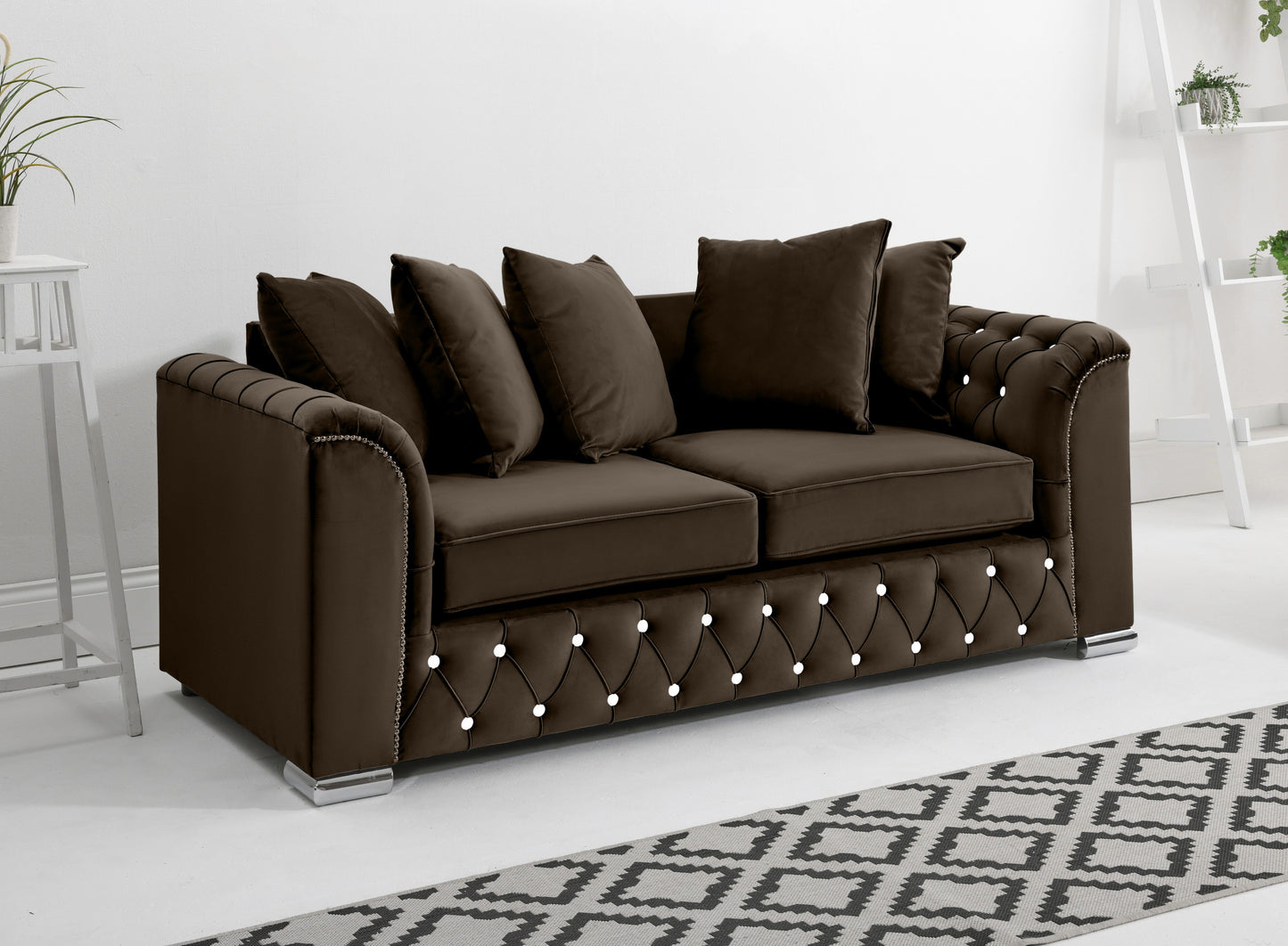Santoro 3+2 Scatterback + Diamonds - Sofa Scape UK