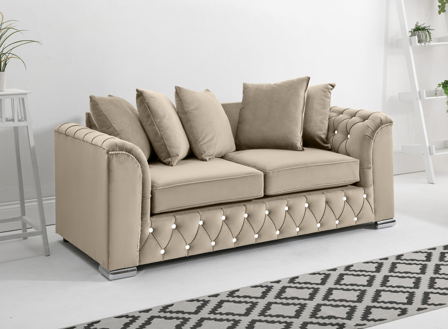 Santoro 3+2 Scatterback + Diamonds - Sofa Scape UK