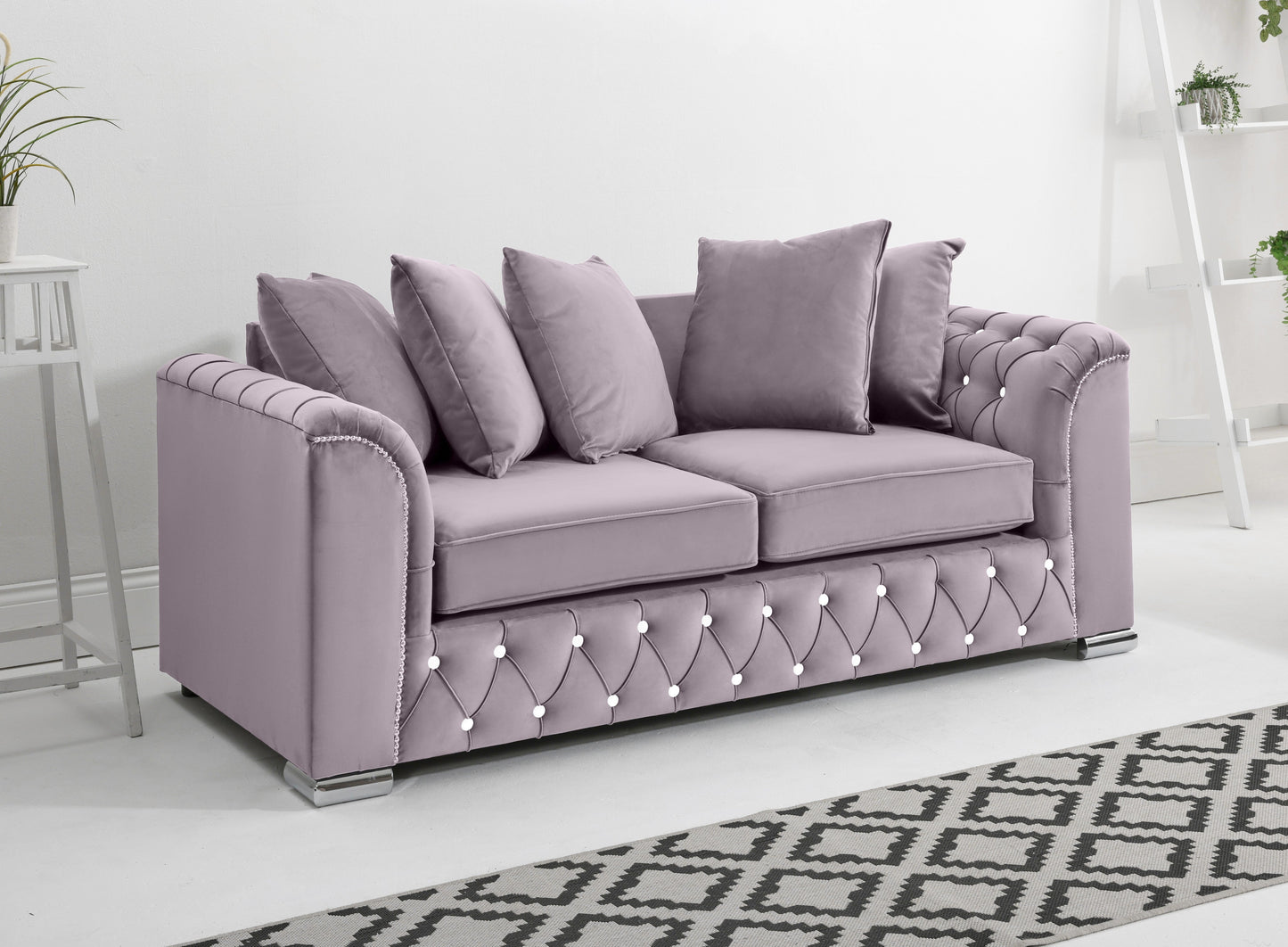 Santoro 3+2 Scatterback + Diamonds - Sofa Scape UK